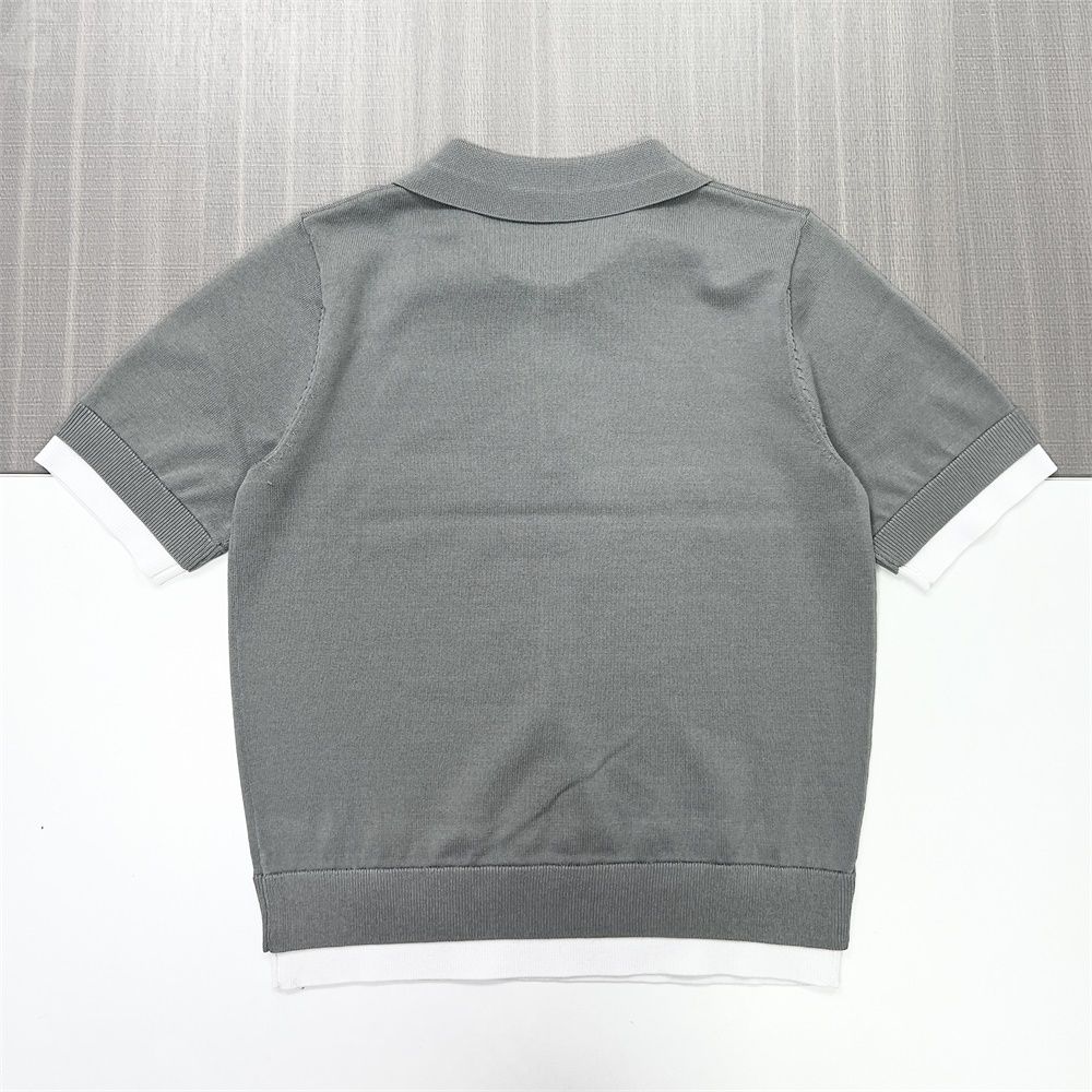 женщин'летом с Поло-трикотажный кардиган - изготовленный на заказ материал &амп; узор службы-FNJ2500104